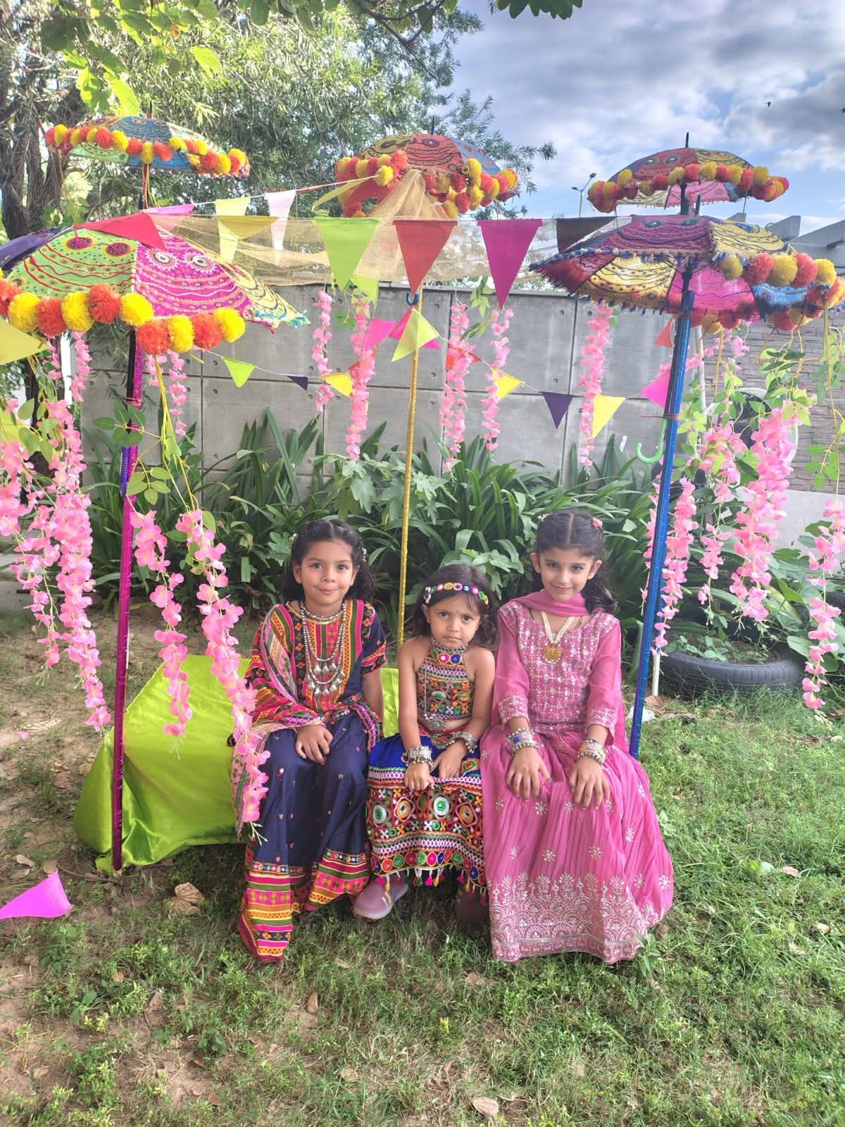 Navratri celebration at Little Wonders Preschool Mehsana