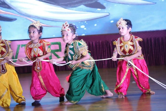 Annual function celebration at Little Wonders Preschool Mehsana