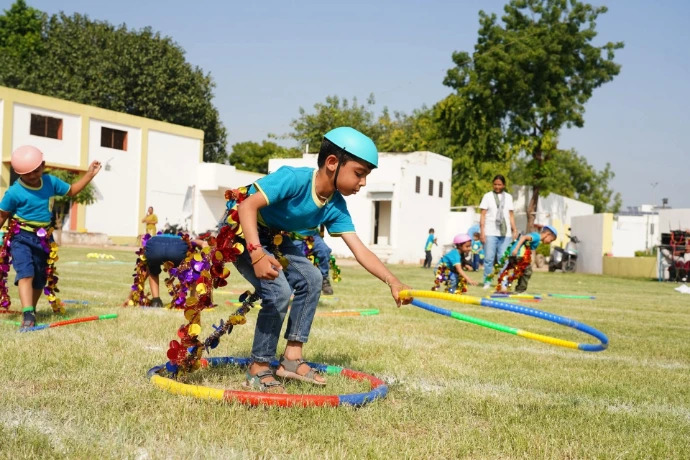 Fun outdoor games for preschool students in Mehsana