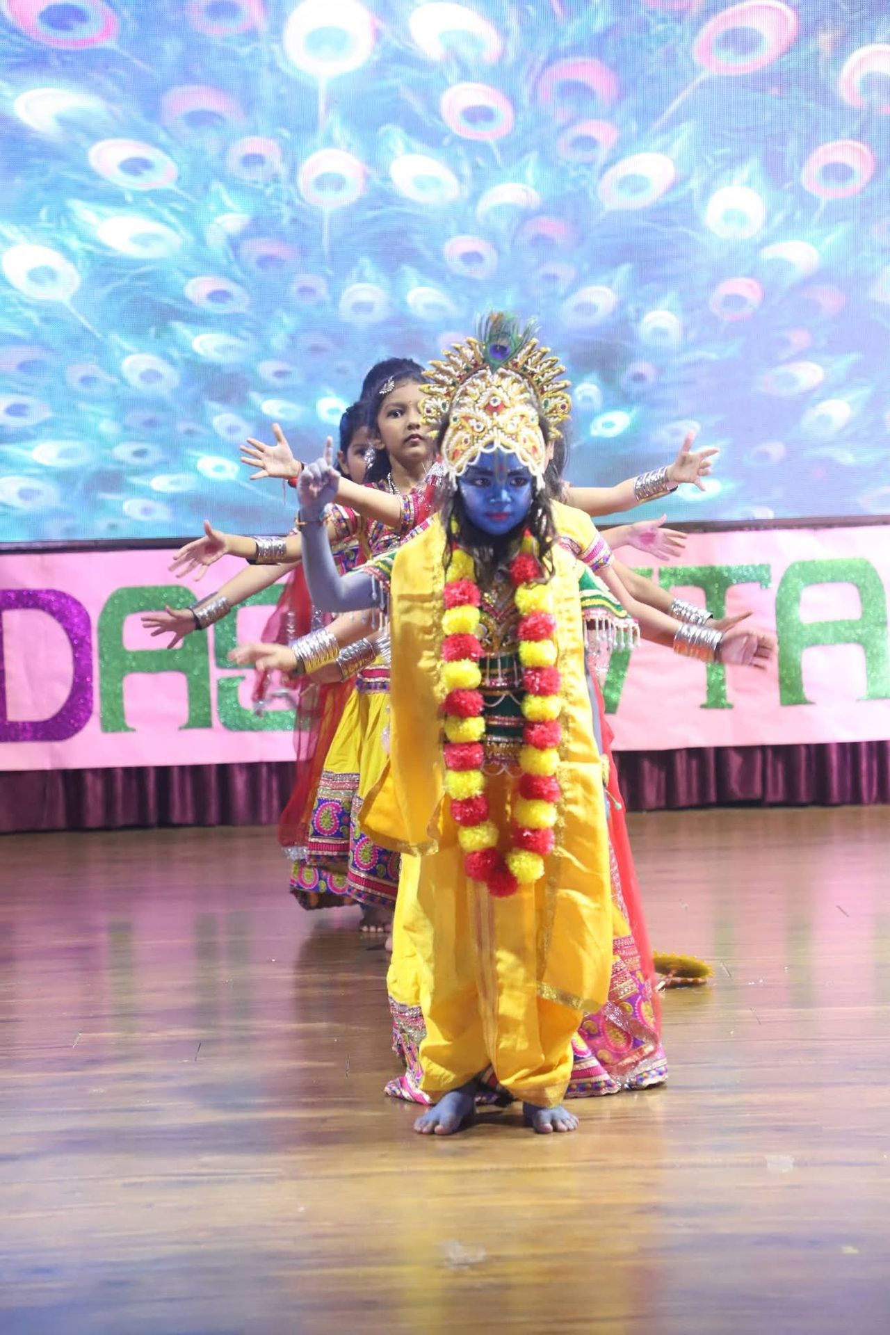 Annual cultural program at preschool in Mehsana