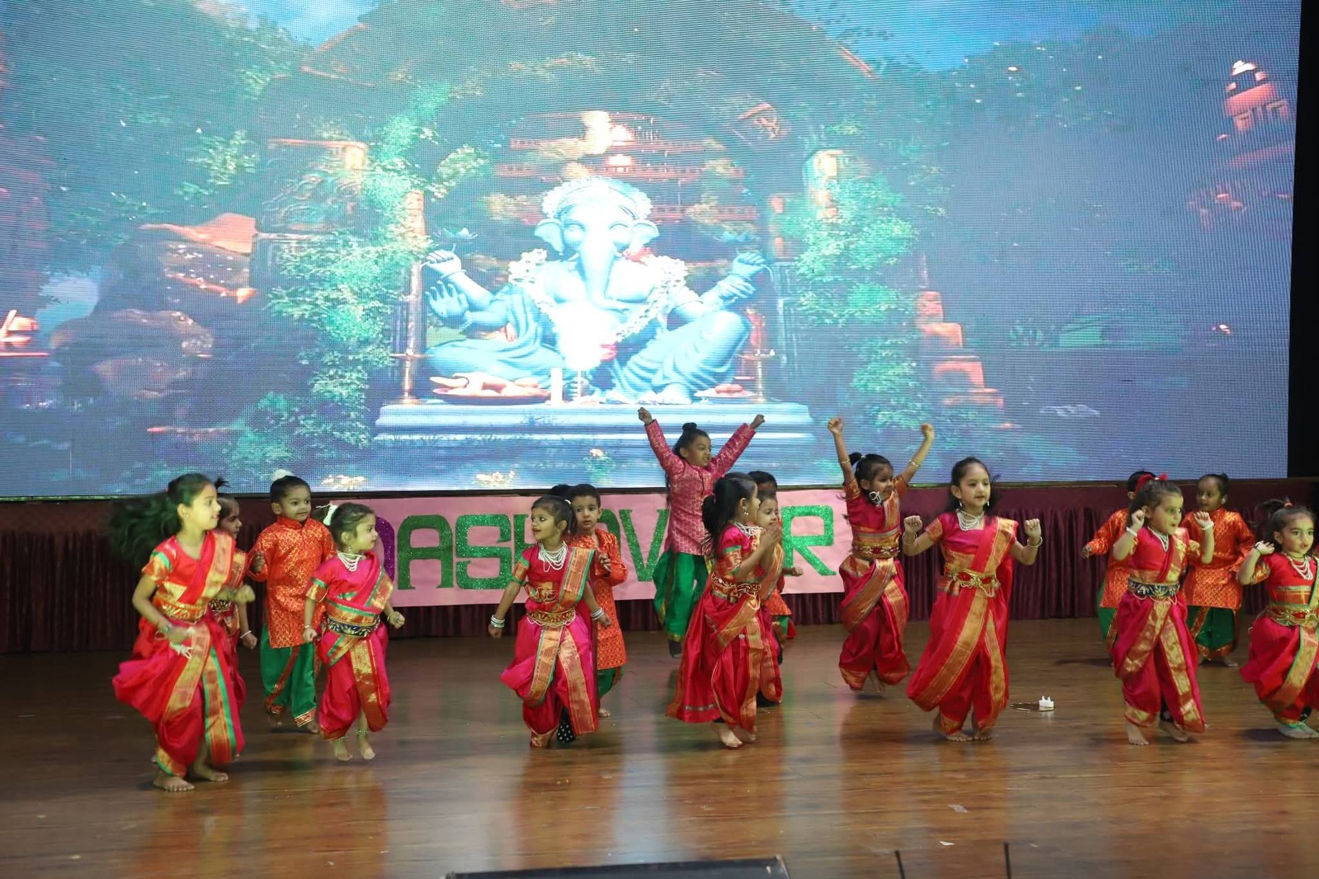 Annual cultural program at preschool in Mehsana