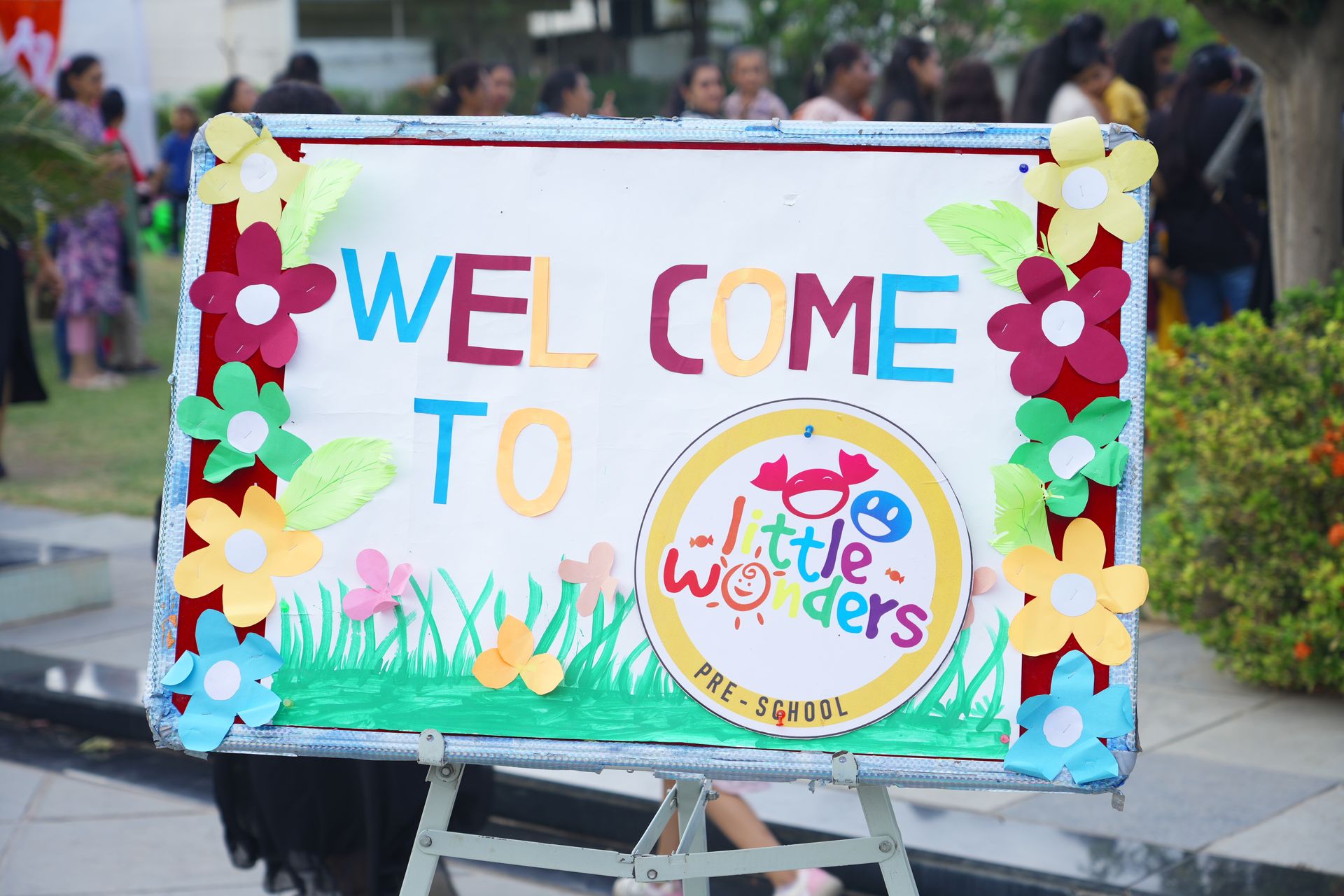 Kids celebrating Mothers day Day at preschool in Mehsana